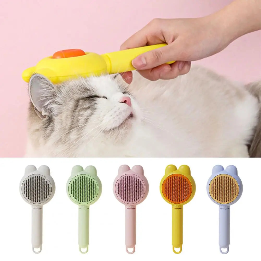 Brush Cat Hair  Electric Pet Cleaning Brush Steam Spray Brush Massage Hair Removal Comb Anti Flying