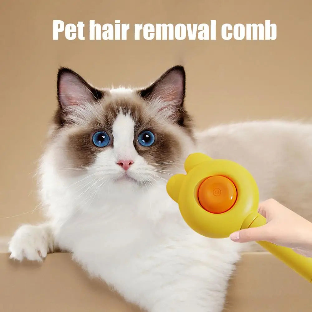 Brush Cat Hair  Electric Pet Cleaning Brush Steam Spray Brush Massage Hair Removal Comb Anti Flying